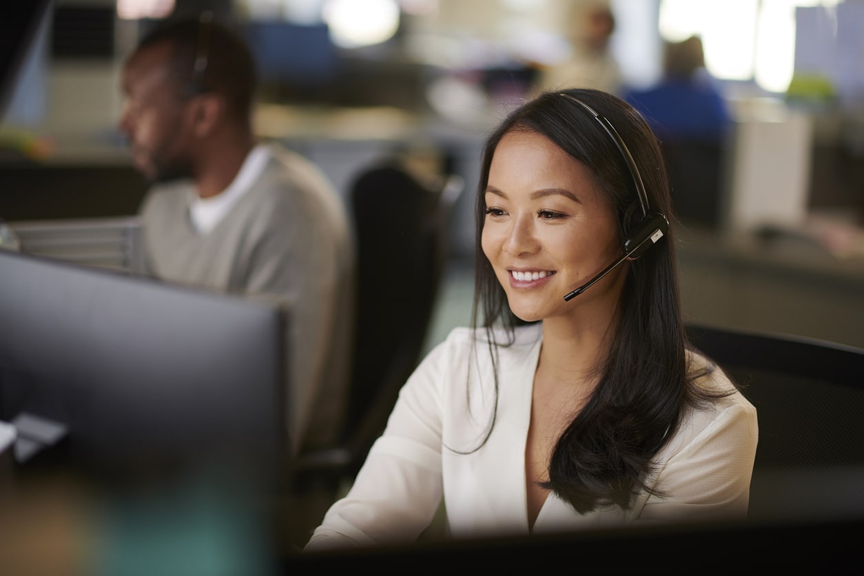 call center worker using managed soc for their organization
